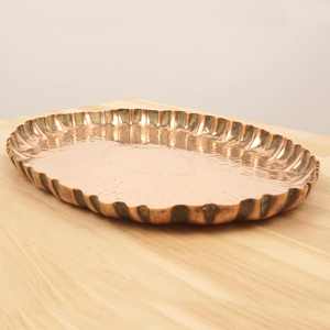 Plateau de service personnalisé en cuivre, simple et décoratif, pour cuisine, table à manger, maison, bureau, café - Product Image 5