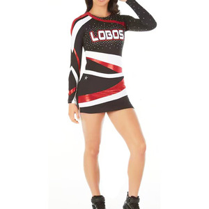 OEM Designed Adult Cheerleading Uniform Custom Logo Printed High Quality Breathable Comfortable Spandex/Polyester Training - Product Image 2