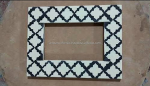 Elegant Bone Inlay MDF Vertical <b>Photo</b> <b>Frame</b> Unique Handmade Design Home Office Decor Timeless Charm Style Detail 6x4 Picture - Product Image 4