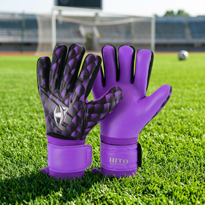 Gants de gardien de but de football de conception professionnelle, haute qualité, imprimés, pour matchs de football, designs personnalisés - Product Image 4