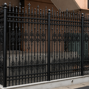 Valla de Hierro Forjado Premium: Elegantes Diseños Artesanales para Delimitaciones que Ofrecen Seguridad de Primera Clase y un Atractivo Suburbano Majestuoso - Product Image 4