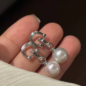 Pendientes de Perlas Akoya de Agua Dulce Naturales de Luz Blanca Fría de 18K, 11-10 mm, Redondos, Impecables, con Caja de Regalo a Juego - Product Image 2