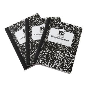 Cuaderno de composición Rk International de 100 hojas con reverso blanco, costura de hilo dúplex, fabricado en India para el regreso a clases - Product Image 1