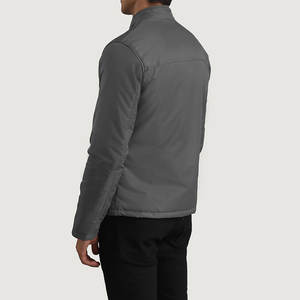Veste matelassée pour homme, légère et chaude, idéale pour l'extérieur, col montant, pour une protection supplémentaire - Product Image 5