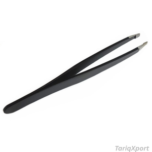 Stainless Steel Slanted Tip Eyebrow <b>Tweezers</b> for Women - Ingrown Hair & <b>Blackhead</b> Removal, Custom Logo Options - Product Image 4