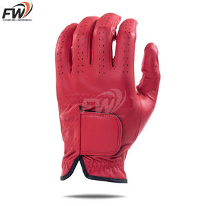 Gants de golf en cuir Cabretta sur mesure OEM, légers, antidérapants, fermeture auto-agrippante, unisexe, marque privée, vente en gros - Product Image 6