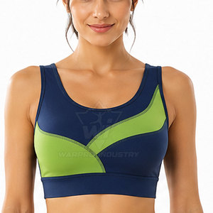Soutien-gorge de sport pour femmes grandes tailles, rembourré, bretelles réglables, maille respirante, écologique, pour la gym, la course, le yoga et l'entraînement - Product Image 3