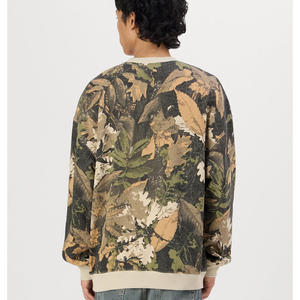 Sudadera de Invierno con Cuello Redondo Estampado, 100% Algodón Felpa, Mangas Largas, Diseño Transpirable Personalizable - Product Image 2