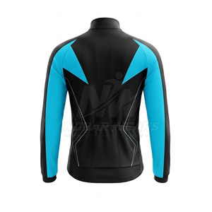 <b>Cycling</b> Performance <b>Jacket</b> With Breathable Lightweight Fabric Wind Resistant Finish Full Zip Closure And Reflective Sport Detail - Product Image 4