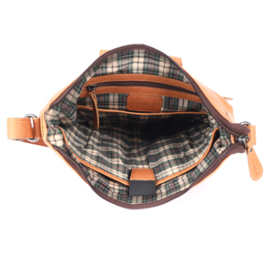 Bolso de Mano Clásico de Cuero Genuino de Alta Demanda con Correa para Hombro y Cierre de Solapa para Mujer, Uso Diario, Diseño Duradero en Color Marrón, en Venta - Product Image 3