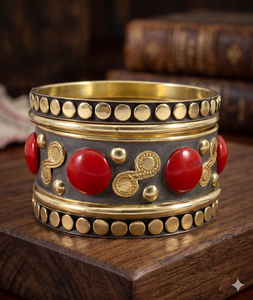 Juego de brazaletes de Latón chapado en multicolor para mujeres y niñas Pulseras y brazaletes de metal de moda Fabricación sincera de joyas - Product Image 1