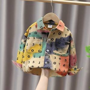 Camisa Casual de Manga Larga para Niños, Transpirable, Ecológica, de Alta Calidad, con Estampado de Dibujos Animados, con Botones, 100% Algodón, para Verano - Product Image 5