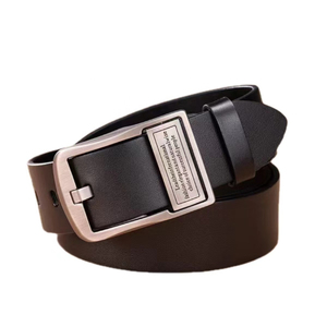 Ceinture en cuir pour homme, ceinture en cuir de vache véritable, ceinture en cuir de qualité supérieure, ceinture vintage, ceinture de style luxueux, ceinture anti-accroc, ceinture en cuir de 3,8 cm - Product Image 6