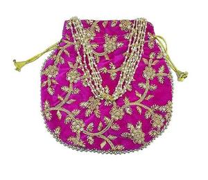 Bolsa india Potli, soporte para Kumkum, loto, Diya, cesta corporativa, recuerdo festivo y de boda, recuerdo de inauguración de casa, regalo de agradecimiento, recuerdos de fiesta - Product Image 4