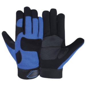 ถุงมือทำงานหนังสังเคราะห์ Amara ลดราคาพิเศษ ทนทาน เสริมความแข็งแรง ป้องกันมือและแขน สำหรับงานช่าง งานซ่อมบำรุง ถุงมือนิรภัย - Product Image 1