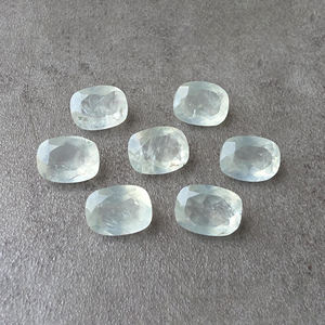 Piedra Preciosa de Prehnita Facetada, Corte Rectangular Calibrado, Piedra Suelta Natural para Joyería - Product Image 1