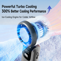 Nouveau ventilateur de bureau 2026, 100 niveaux de vitesse, ventilateur de circulation haute performance, rechargeable, affichage numérique, turbo, mural et de table