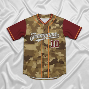 Último Modelo de Camiseta de Béisbol Personalizada para Hombre - Ropa Deportiva Transpirable para Adultos con Diseño Personalizado e Impresión de Logotipo para Equipos - Product Image 4
