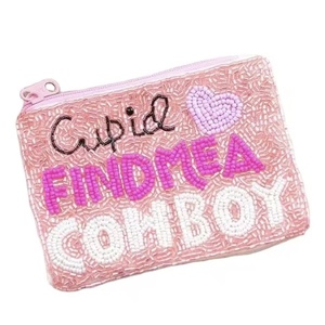 New Arrival American Style <b>Seed</b> Beaded Coin Purse For Wome Coin Pouch Beaded Coin Wallet - Product Image 3