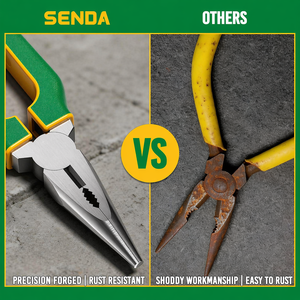 INTENSE SURGICAL INSTRUMENTS Pince à bec effilé de 6 pouces avec coupe-fil en acier inoxydable et poignée souple pour la fabrication de bijoux DIY - Product Image 6