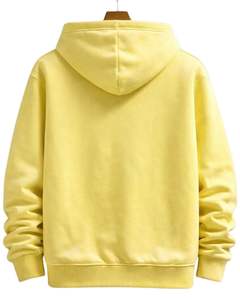 Sudadera con Capucha Personalizada con Estampado de Dragón Amarillo para Hombre, Sudadera de Algodón y Felpa, Ropa Casual Urbana, Fabricante Personalizado, Proveedor de Ropa al por Mayor - Product Image 2