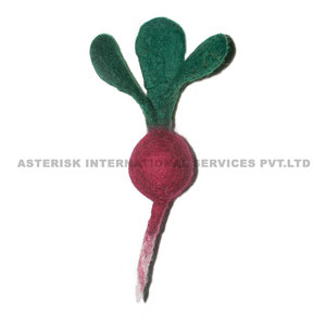 ดอกไม้ผ้าสักหลาดสีชมพูสำหรับตกแต่งงานประดิษฐ์ตกแต่งด้วยมือเป็นมิตรกับสิ่งแวดล้อม - Product Image 3