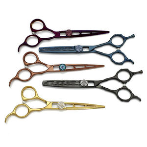 Ciseaux à cils professionnels Ovexa Surgical 10 mm, ciseaux de barbier, pointe lisse, prise en main parfaite, acier inoxydable durable, expédition immédiate, salon - Product Image 1