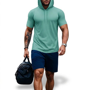 High Quality Men's Casual Fashion Hoodies Bulk Embroidered Knitted Blank Plain Feature Solid Basic Cotton <b>Blended</b> Hoodie Men's - Product Image 4