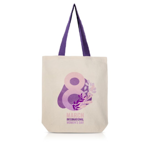 Bolsa de Mano con Refuerzo de Algodón Reciclado Natural Estampada, Bolsa de Compras Reutilizable, Logotipo Personalizado, Promocional, Venta al Por Mayor, Pedido al Por Mayor, Bolsa Ecológica - Product Image 1