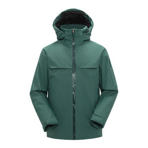 Veste de ski à capuche pour homme, isolée synthétiquement, imperméable, Gore-Tex, fermeture éclair - Product Image 5