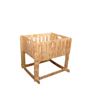 Berceau pour bébé en contreplaqué de pin américain, mobilier de salon décontracté et durable du Vietnam, matériaux sûrs, bords lisses - Product Image 1