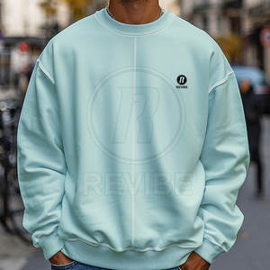 Sweat-shirt décontracté pour homme, surdimensionné, 100% coton, tissu polaire respirant et écologique, fabriqué au Pakistan, haute qualité - Product Image 3