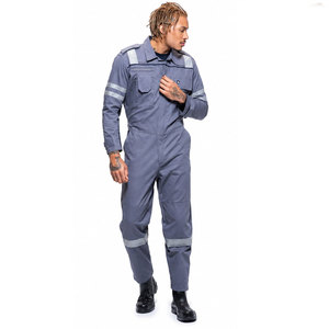 Combinaison de travail haute visibilité 2027 Labor Works, 65% coton, 35% polyester, combinaisons de travail unisexes, combinaisons de chantier personnalisées avec votre logo - Product Image 2