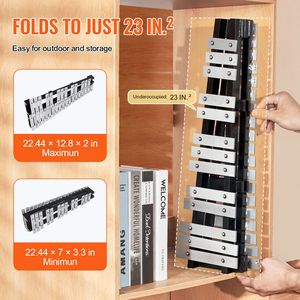 Kit Professionale di Xilofono Glockenspiel a 32 Note con Bacchette per Strumenti a Percussione, Bacchette per Batteria e Borsa per il Trasporto per Bambini - Product Image 5