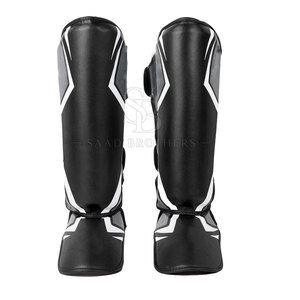 Soccer Shin Guards Football Leg Guard Hard Shell Impact Resistant <b>Padding</b> Adjustable Strap Calf Protection For <b>Game</b> Practice - Product Image 1
