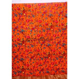 Couverture Kantha artisanale en coton biologique, élégante et raffinée, écologique, vintage, réversible, pour la maison et l'hôtellerie, vente en gros - Product Image 6