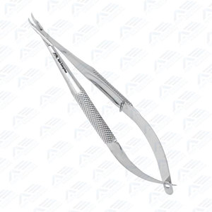 Instruments de microchirurgie fine, instruments médicaux de haute qualité, porte-aiguille micro-ophtalmique Barraquer courbé sans verrouillage, 13 cm (5 pouces) - Product Image 5