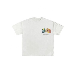 เสื้อยืดพิมพ์ลายดีไซน์ล่าสุดสำหรับผู้ชาย ทรงปกติ ผลิตตามแบบ OEM เหมาะสำหรับใส่ลำลองและเล่นกีฬา ฤดูใบไม้ผลิ - Product Image 4