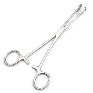 Pinces à éponges en acier inoxydable, instrument chirurgical de pansement, de qualité médicale, réutilisable, outil hospitalier pour maintenir les éponges de gaze - Product Image 3