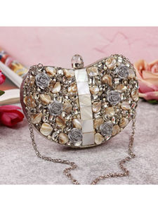 Bolso de mano de noche de madera para damas Bolsos de EE. UU. Bolso de mano de lujo para damas para mujer de LUXURY CRAFTS - Product Image 5