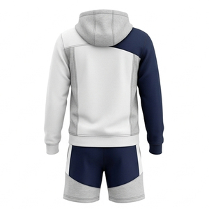 High Quality Custom Summer Tracksuit Unisex Midweight Breathable Eco-Friendly 100% Polyester 2 Piece Activewear <b>Set</b> Short Sleeve - Product Image 2