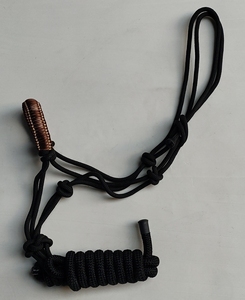 Ensemble de laisse pour cheval en sangle PP écologique de 25 mm de large avec œillet métallique et rembourrage en polaire, style selle western - Product Image 4