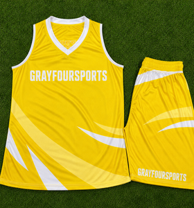 Tenue de compétition de basketball Rexfit, vêtements d'équipe athlétique personnalisés, 100% polyester respirant, kit de basketball unisexe, maillot - Product Image 1