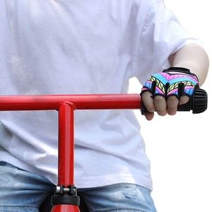 Anti Slip Palm Sublimation Cycling Gloves Sweat Control Hoop And Loop Closure Gloves Mountain Riding Wholesale Cycling Gloves - Product Image 6