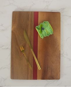 Planche à découper en bambou de qualité restaurant |   Planche à découper épaisse et durable, compatible lave-vaisselle, taille personnalisable pour cuisines commerciales - Product Image 5