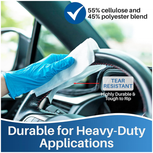 Toallitas desechables multiusos sin pelusa extra absorbentes para limpieza industrial - Product Image 5