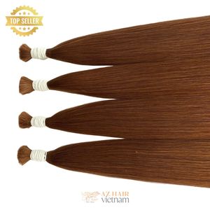 Venta al por mayor de cabello humano a granel 100% extensiones de cabello Remy virgen crudo sin procesar cutícula alineada 100% Paquete de cabello vietnamita crudo - Product Image 4