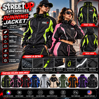 Veste coupe-vent légère à capuche personnalisée tendance pour hommes, en polyester, décontractée, pour l'extérieur, avec fermeture éclair en nylon, fournisseur OEM
