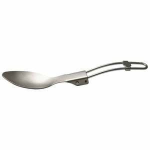 ECO-FRIENDLY OUTDOOR ULTRALIGHT CAMPING HIKING PICNIC TITANIUM FOLDING SPOON - Product Image 1