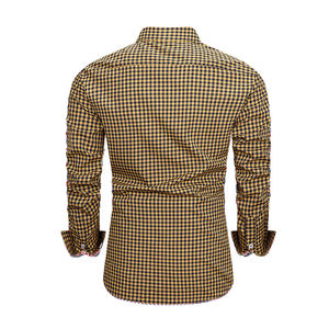 Camisa a cuadros teñida con hilo de alta calidad y estilo casual al por mayor, camisa a cuadros elegante y de la mejor calidad para hombre. - Product Image 5